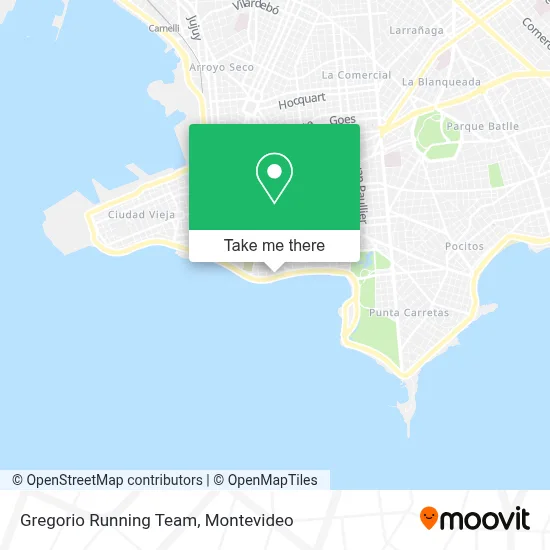 Gregorio Running Team map