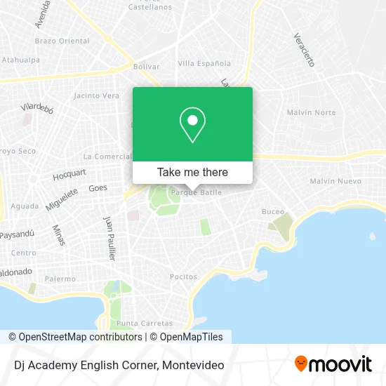 Dj Academy English Corner map