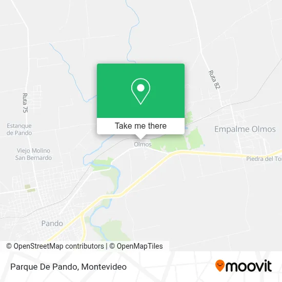 Parque De Pando map