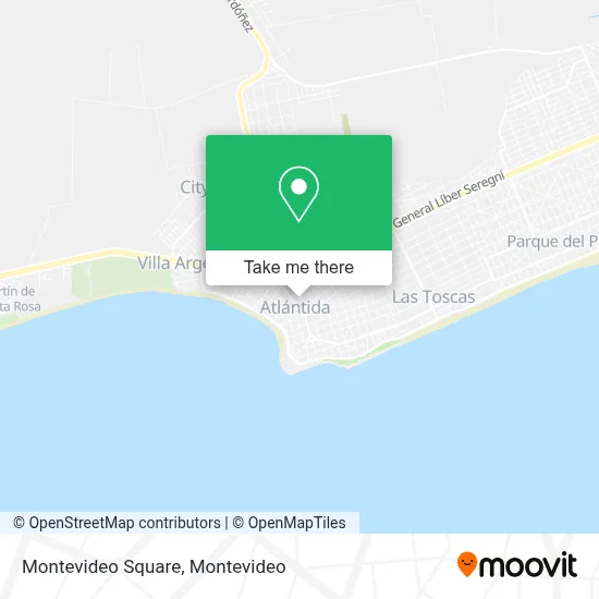 Montevideo Square map