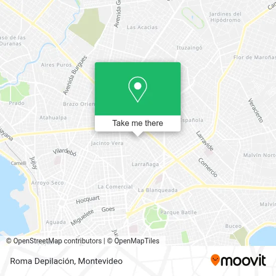 Roma Depilación map