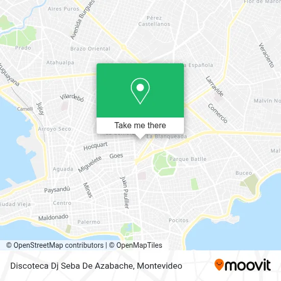 Discoteca Dj Seba De Azabache map