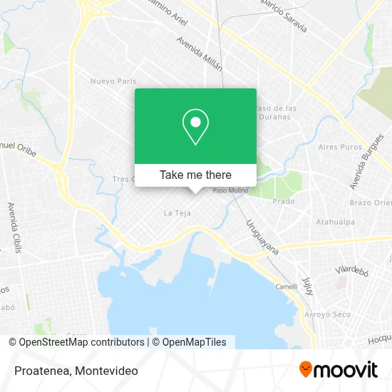 Proatenea map