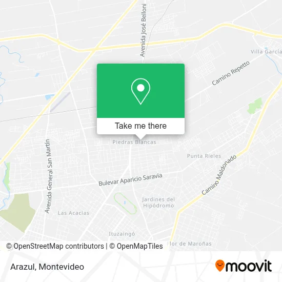 Arazul map