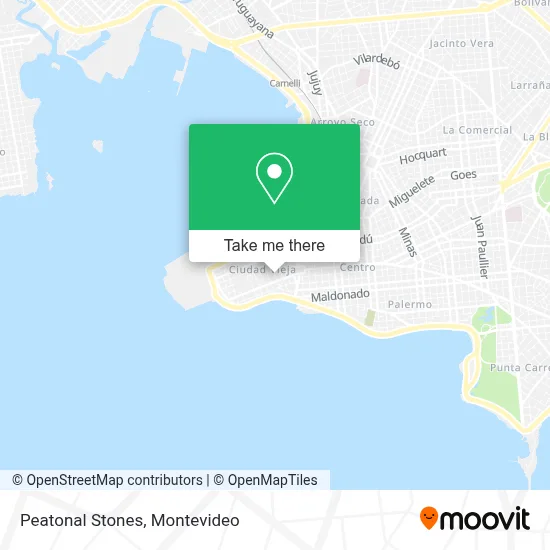 Peatonal Stones map
