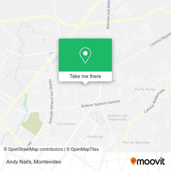 Andy Nails map