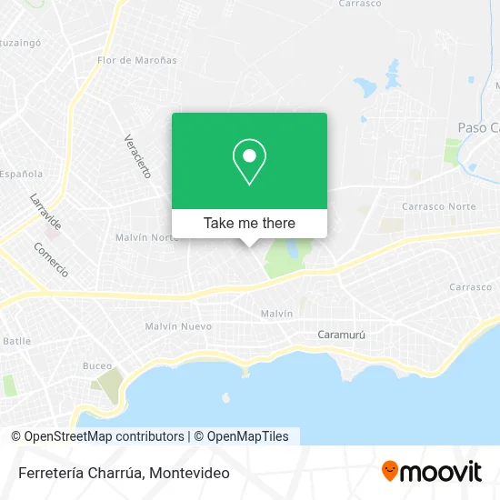 Ferretería Charrúa map