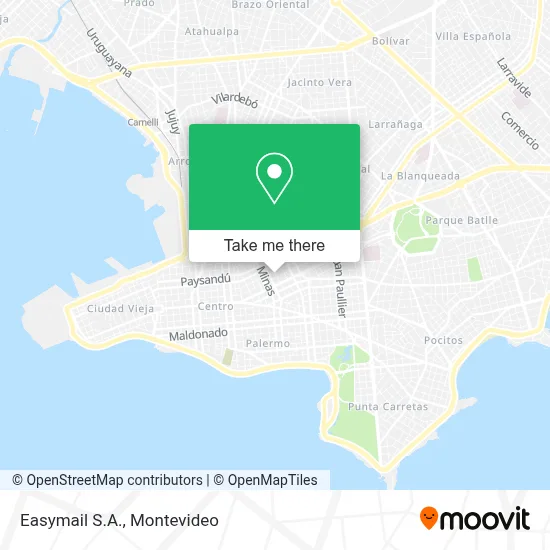Easymail S.A. map