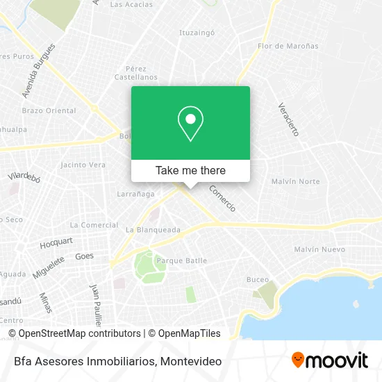 Bfa Asesores Inmobiliarios map
