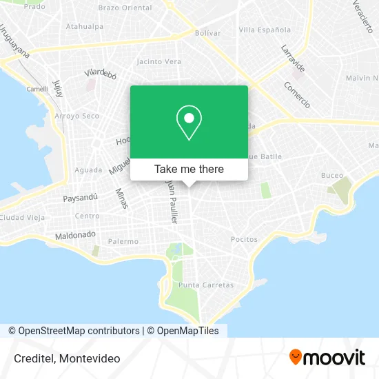 Creditel map