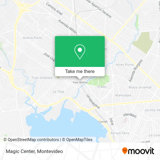 Magic Center map