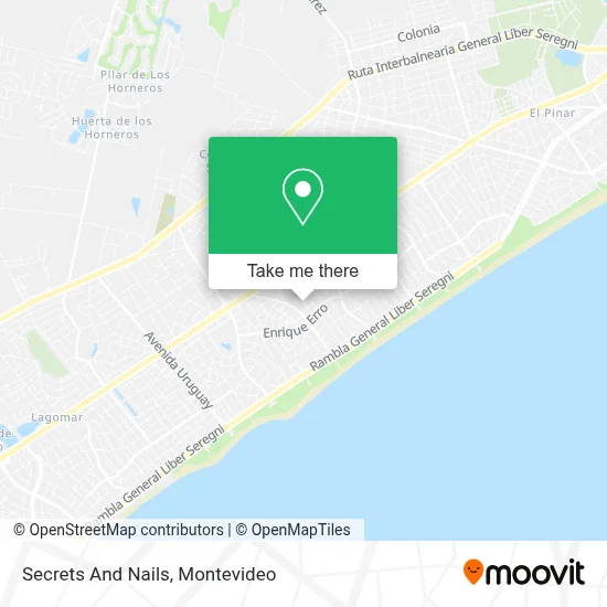 Secrets And Nails map