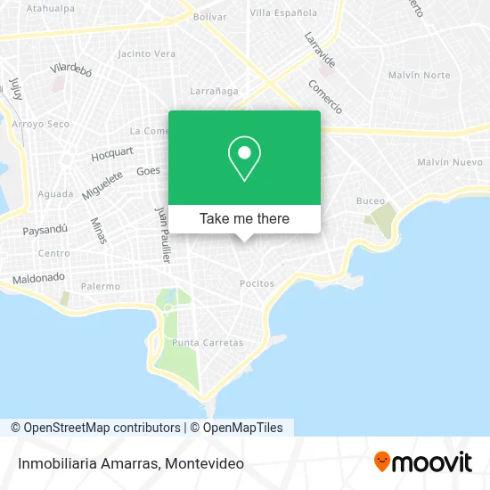 Inmobiliaria Amarras map