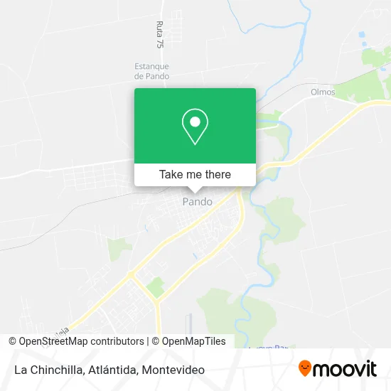 La Chinchilla, Atlántida map