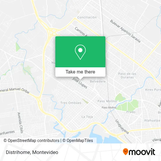 Distrihome map