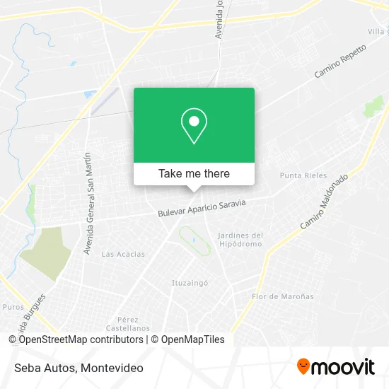 Seba Autos map