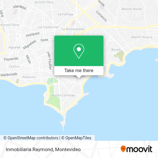 Inmobiliaria Raymond map