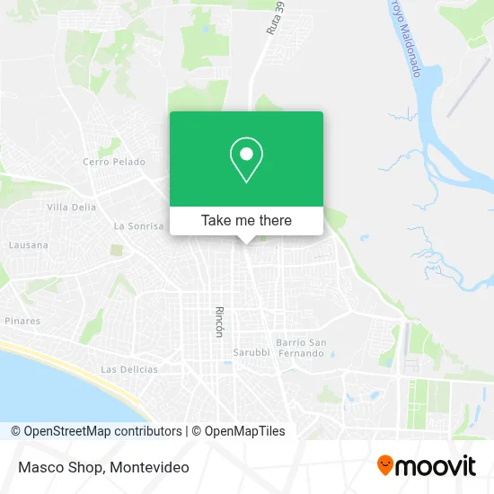 Masco Shop map