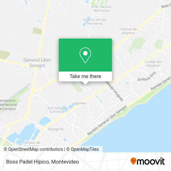Boss Padel Hipico map