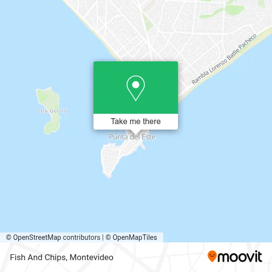 Fish And Chips map