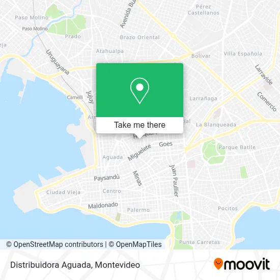 Distribuidora Aguada map