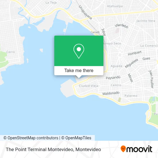 The Point Terminal Montevideo map