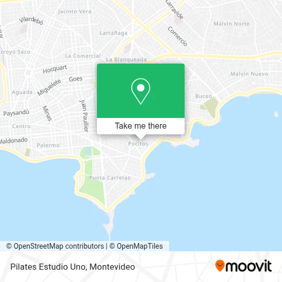 Pilates Estudio Uno map