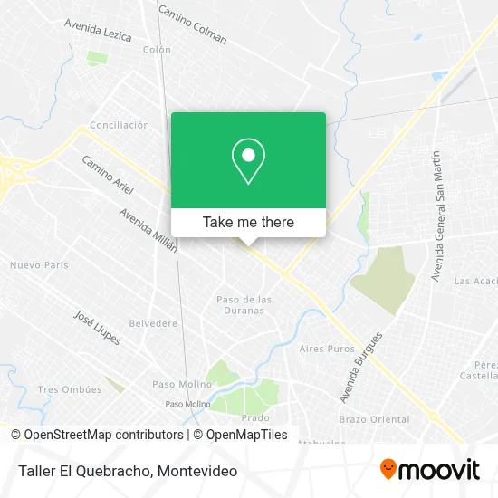Taller El Quebracho map