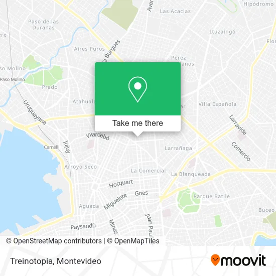 Treinotopia map