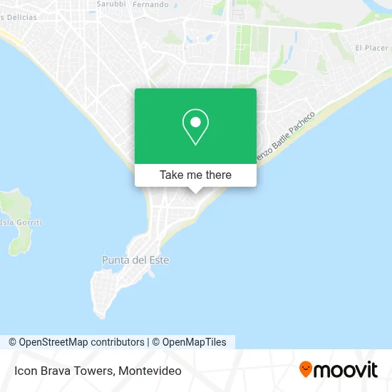 Icon Brava Towers map