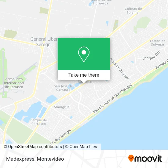 Madexpress map