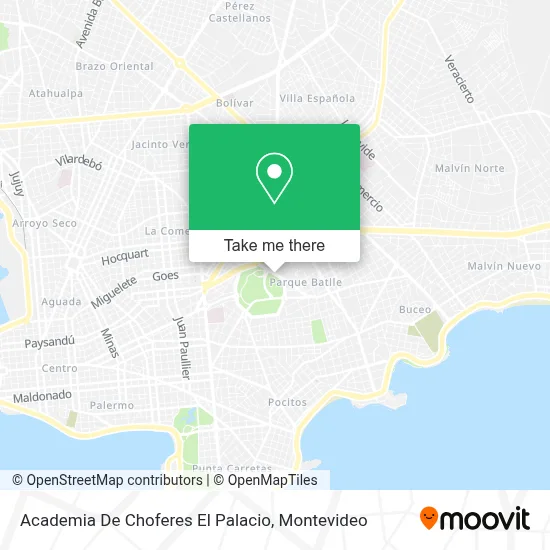 Academia De Choferes El Palacio map
