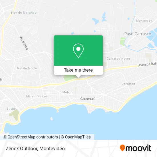 Zenex Outdoor map