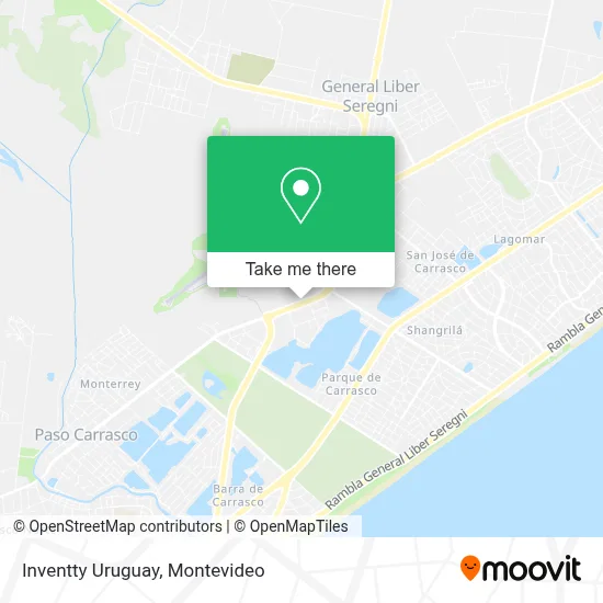 Inventty Uruguay map
