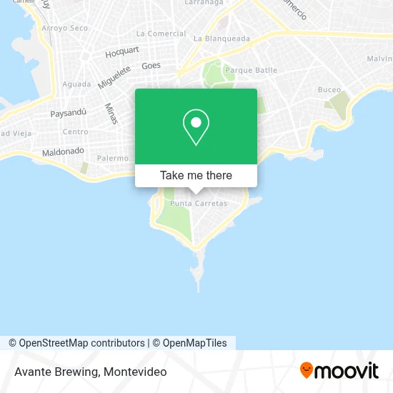 Avante Brewing map