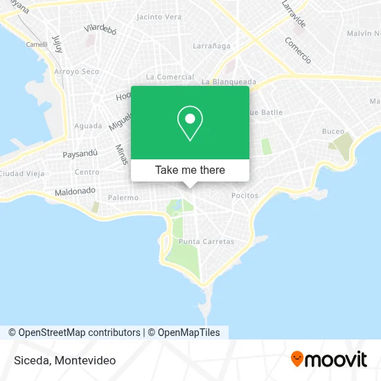 Siceda map
