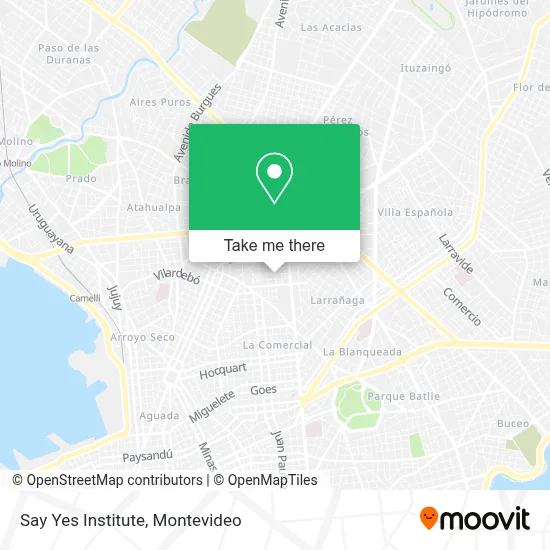 Say Yes Institute map