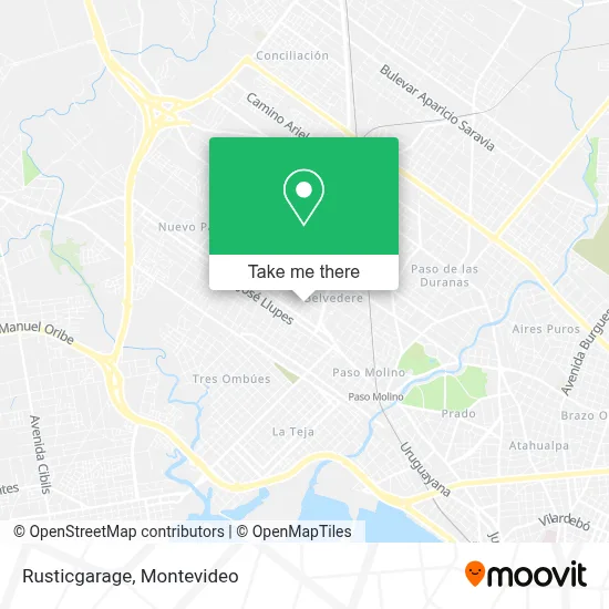 Rusticgarage map