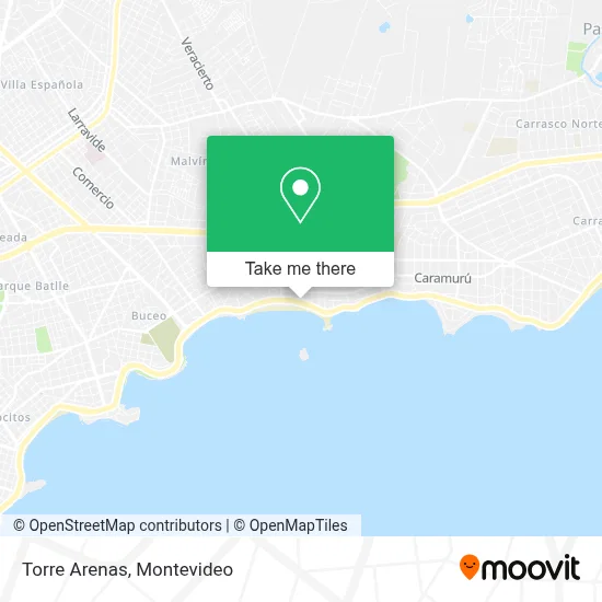 Torre Arenas map