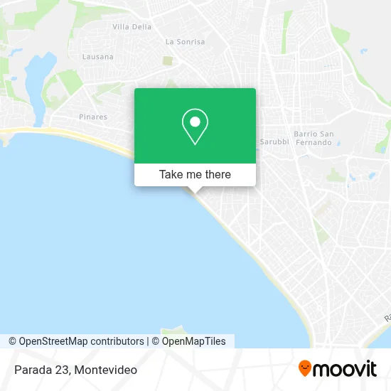 Parada 23 map
