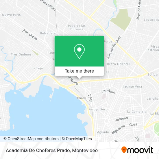 Academia De Choferes Prado map