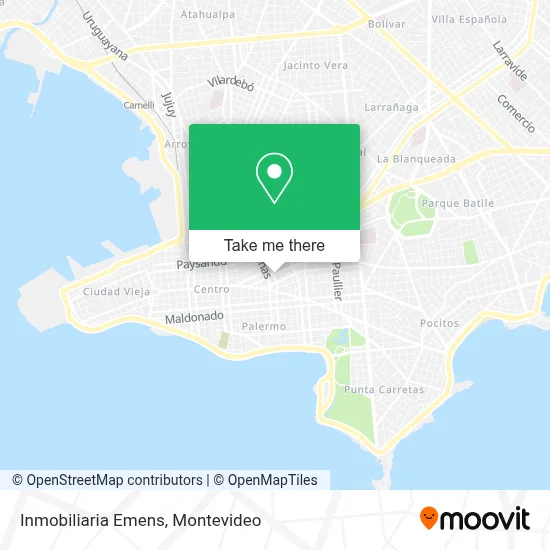 Inmobiliaria Emens map
