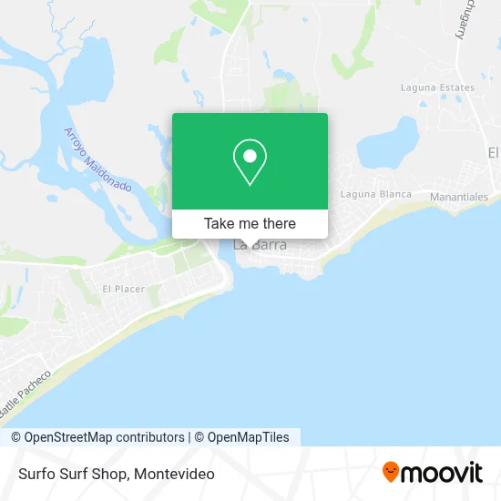 Surfo Surf Shop map