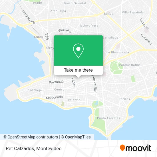Ret Calzados map