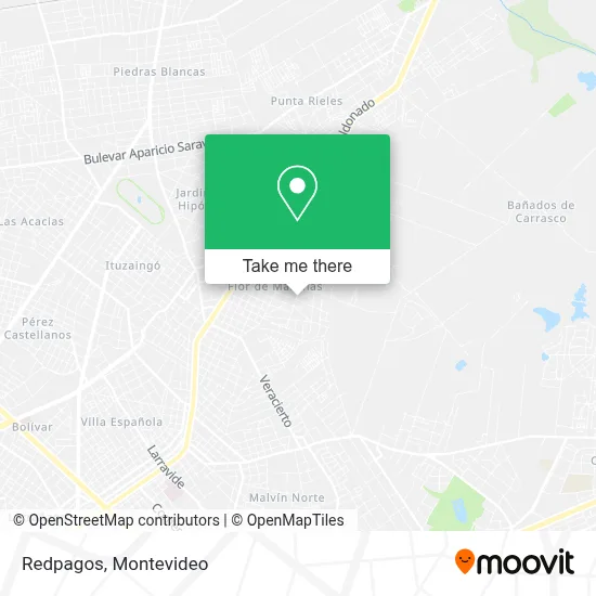 Redpagos map