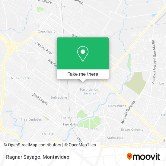 Ragnar Sayago map