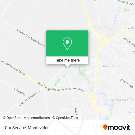 Car Service map