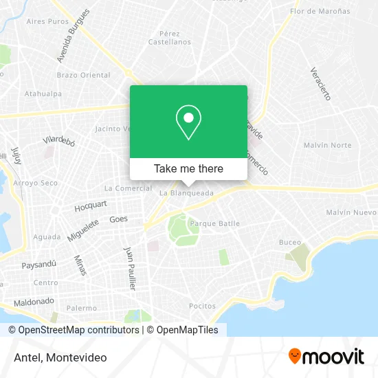 Antel map