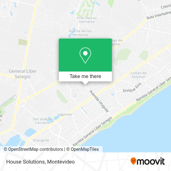House Solutions map