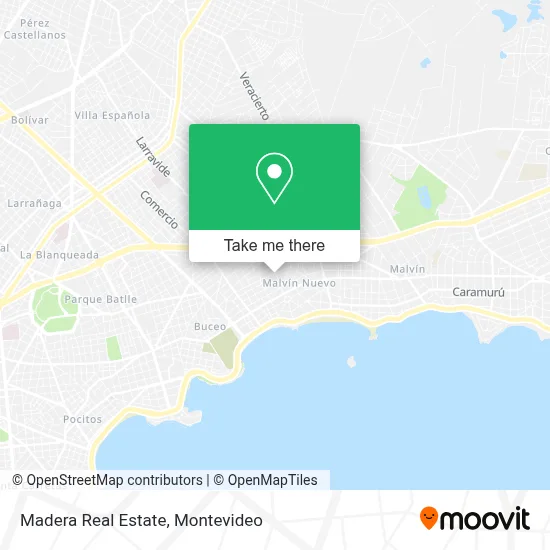 Madera Real Estate map